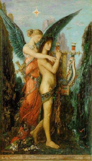 Gustave Moreau Hesiod and the Muse France oil painting art